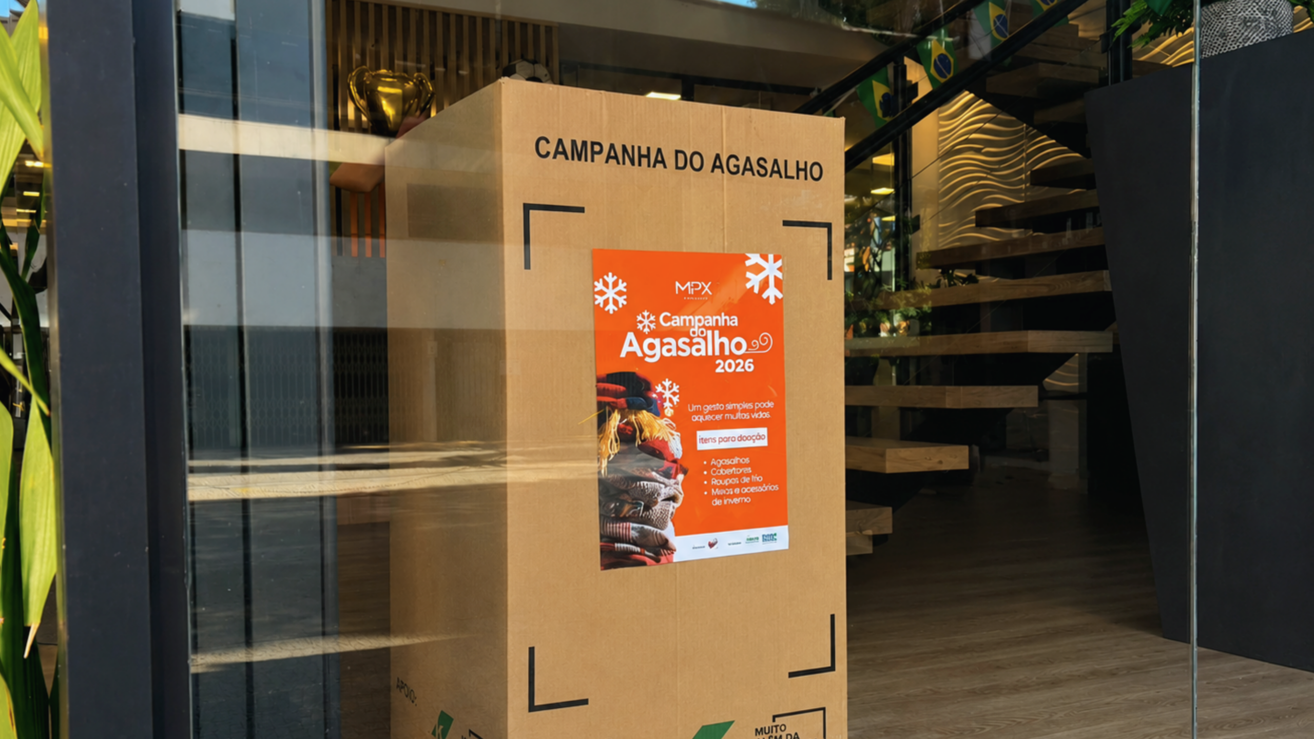 MPX Imóveis é ponto de coleta oficial da Campanha do Agasalho em Piracicaba